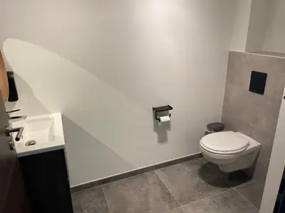 Salle de bains dans l'établissement Colmar Appartement terrasse 10min centre ville