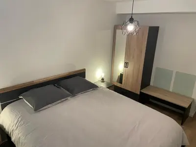 Un ou plusieurs lits dans un hébergement de l'établissement Appartement 11 - Au cœur du Lac Blanc
