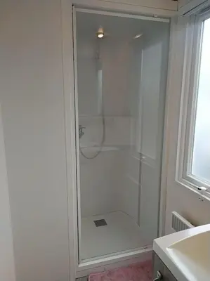 Salle de bains dans l'établissement La Bourgogne en Alsace - charmant séjour familial