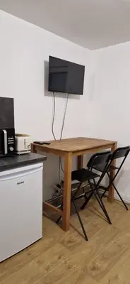 Cuisine ou kitchenette dans l'établissement Studio avec terrasse hyper centre Colmar