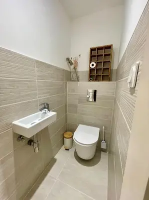 Salle de bains dans l'établissement Maison individuelle 100 m2, jardin et parking privé