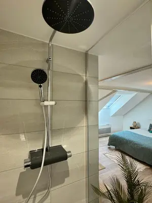 Un ou plusieurs lits dans un hébergement de l'établissement Duplex Mangrove