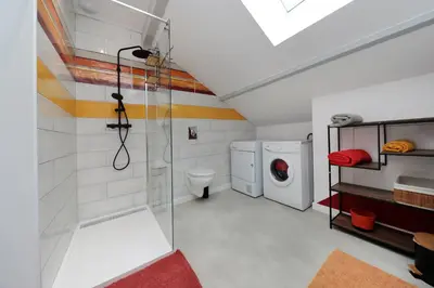 Salle de bains dans l'établissement le refuge des grands coeurs