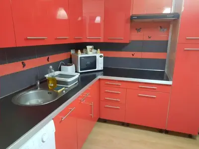 Cuisine ou kitchenette dans l'établissement LE CHANT DE LA RIVIERE
