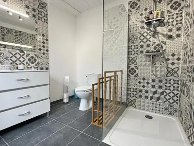 Salle de bains dans l'établissement La maison d'Audrey - maison au pied du Hahenberg - au calme - parking gratuit