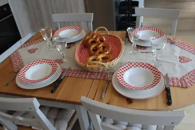 Nourriture dans la maison de vacances ou à proximité