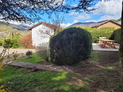 Vue générale sur la montagne ou vue sur la montagne depuis l'appartement