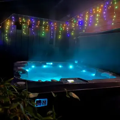 Chalet avec jacuzzi privé