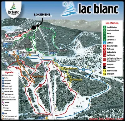 Plan de l'établissement Sur la rive du Lac