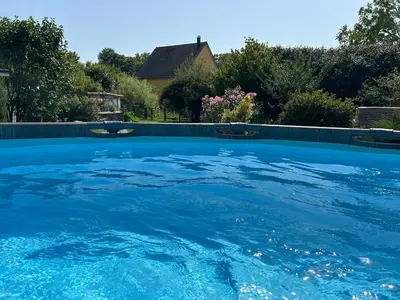Piscine de l'établissement Gîte Les Lilas, centre Alsace, avec jacuzzi ou située à proximité