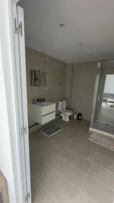 Salle de bains dans l'établissement La petite venise