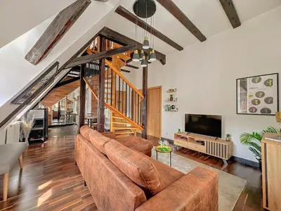 Télévision ou salle de divertissement dans l'établissement Loft Bariga
