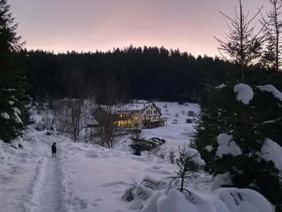 L'établissement Gîte pour 4 personnes - Le Grand Valtin, à 2 pas de Xonrupt en hiver