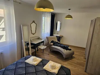 Un ou plusieurs lits dans un hébergement de l'établissement Le St Antoine - Centre Ville - Parking