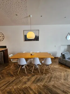 Coin salon dans l'établissement Le loft K- centre Colmar - jusqu'à 10 personnes