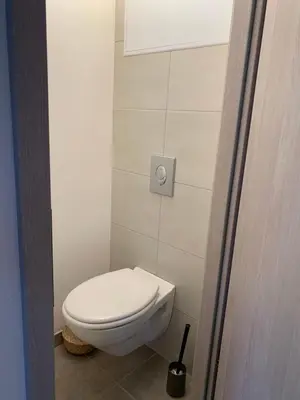 Salle de bains dans l'établissement Gite Les Vendanges à Beblenheim Parking privé