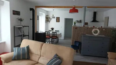 Coin salon dans l'établissement Chez Annette
