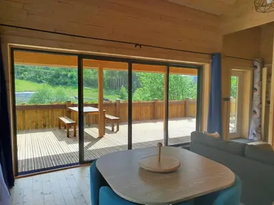 Balcon ou terrasse dans l'établissement Chalet 