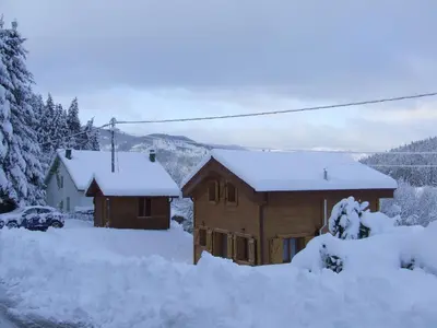 L'établissement Chalet du Géhan en hiver