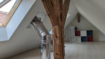Cuisine ou kitchenette dans l'établissement Tu casita au centre-ville de Rouffach