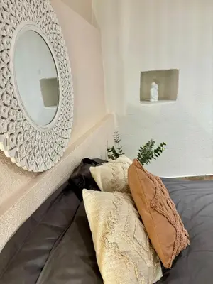Coin salon dans l'établissement Sweet home Kaysersberg