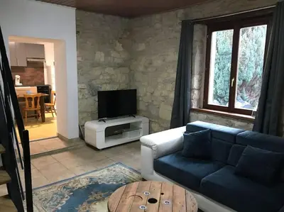Coin salon dans l'établissement Logis cosy