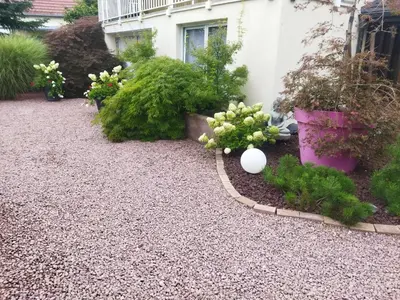 Jardin de l'établissement Les Hortensias