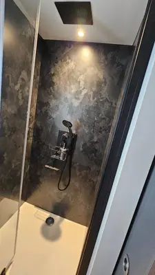 Salle de bains dans l'établissement Studio Les Deux Grenouilles 5mn de Colmar