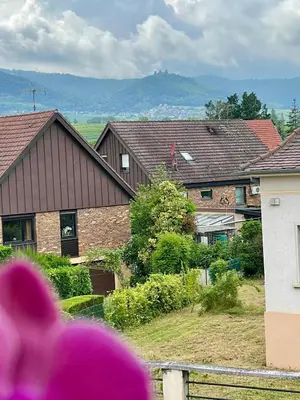 Vue générale sur la montagne ou vue sur la montagne depuis l'appartement