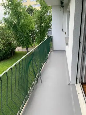 Balcon ou terrasse dans l'établissement Appartement en face de la gare de St-Louis