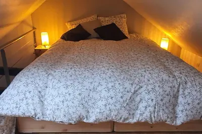 Un ou plusieurs lits dans un hébergement de l'établissement Loft Gaïa