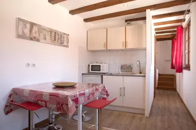 Cuisine ou kitchenette dans l'établissement Les Tanneurs - Colmar Hyper Centre