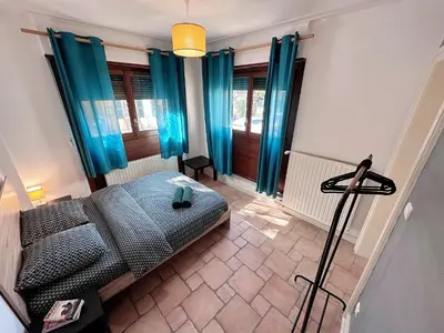 Un ou plusieurs lits dans un hébergement de l'établissement Gîte de Juliana 4 ou 6 personnes