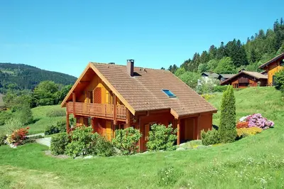 Paysage naturel près de le chalet