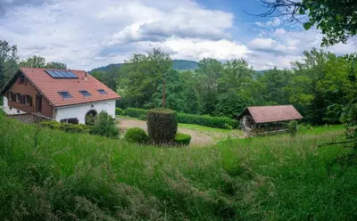 Paysage naturel près de la maison de vacances