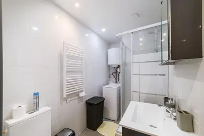 Salle de bains dans l'établissement Batié - Appt 4 personnes à Mulhouse