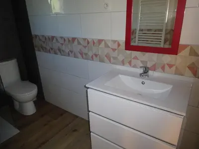 Salle de bains dans l'établissement La Bresse Hautes Vosges Chalet 2 à 6 personnes