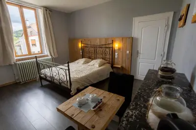 Un ou plusieurs lits dans un hébergement de l'établissement Chambre d'hôtes