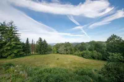 Paysage naturel près de le chalet