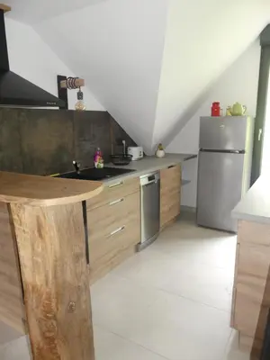 Cuisine ou kitchenette dans l'établissement LE MASSIF - Appartement au sommet avec vue panoramique