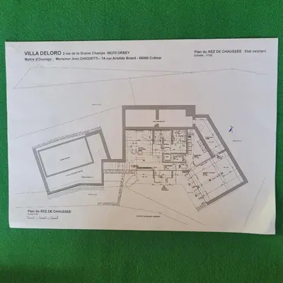 Plan de l'établissement villa deloro