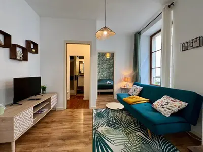Coin salon dans l'établissement Le Petit Moulin