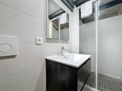 Salle de bains dans l'établissement L'Atypique d'Eguisheim