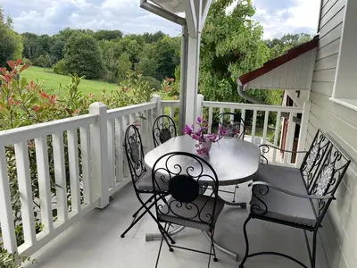 Balcon ou terrasse dans l'établissement TULIPES Et CETERA