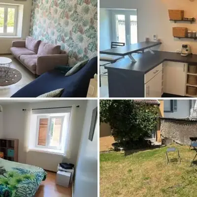 Appartement lumineux et agréable avec jardin