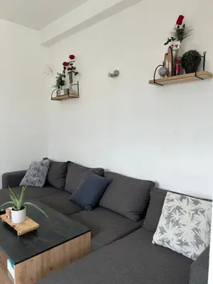 Coin salon dans l'établissement Duplex 65m2 lumineux avec vue sur le chateau 3 étoiles