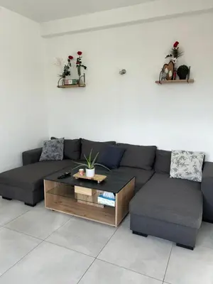 Coin salon dans l'établissement Duplex 65m2 lumineux avec vue sur le chateau 3 étoiles