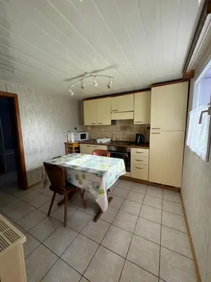 Cuisine ou kitchenette dans l'établissement Chez Nath