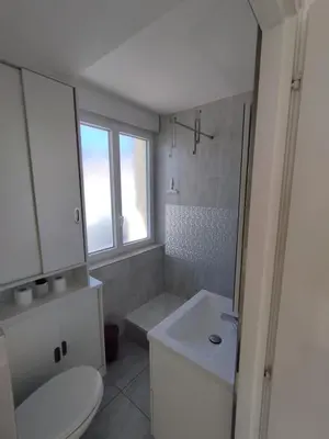 Salle de bains dans l'établissement La parenthèse du lac