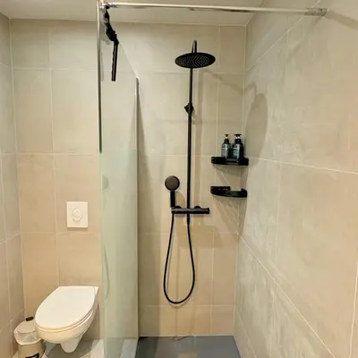 Salle de bains dans l'établissement Au Soleil - Appartement confortable
